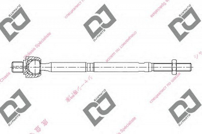 DJ PARTS dr1280 -  Осевой шарнир, рулевая тяга